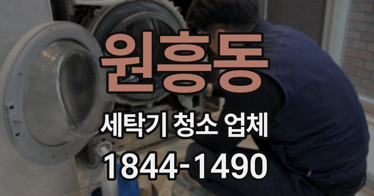 원흥동 세탁기 청소 업체