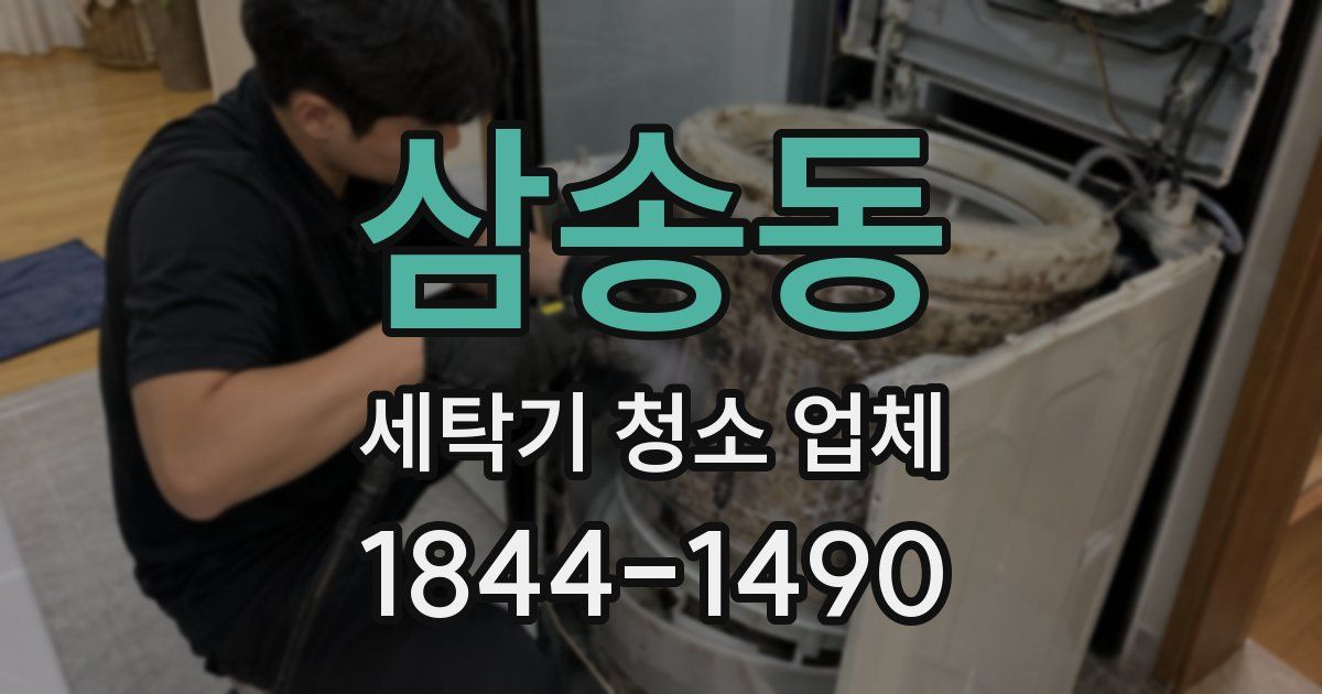 삼송동 세탁기 청소 업체