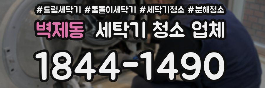벽제동 세탁기 청소 업체