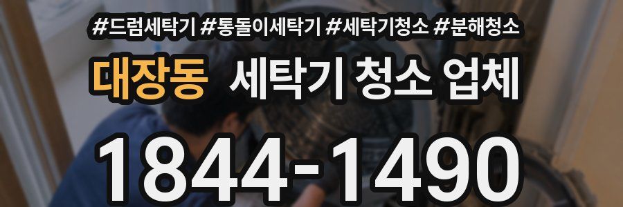 대장동 세탁기 청소 업체