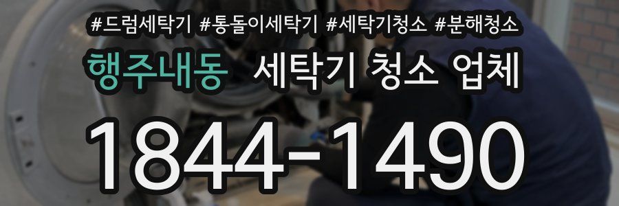 행주내동 세탁기 청소 업체