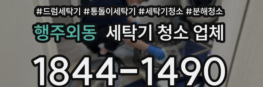 행주외동 세탁기 청소 업체