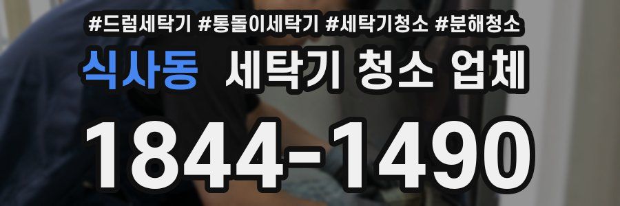 식사동 세탁기 청소 업체