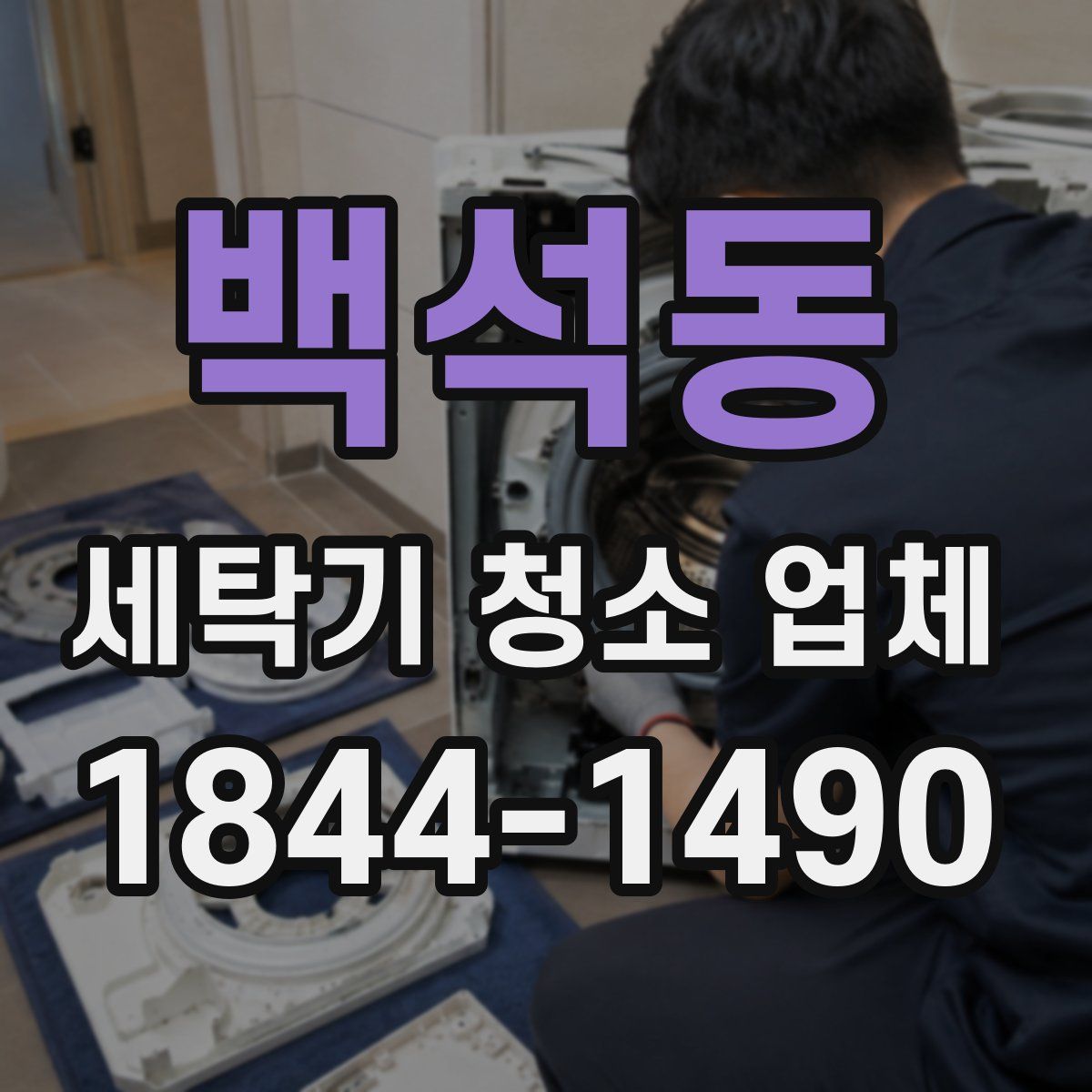 백석동 세탁기 청소 업체