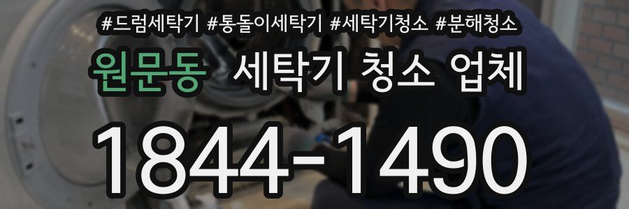 원문동 세탁기 청소 업체