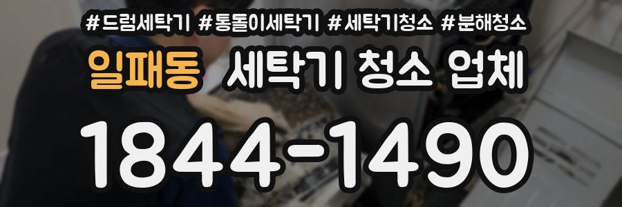 일패동 세탁기 청소 업체