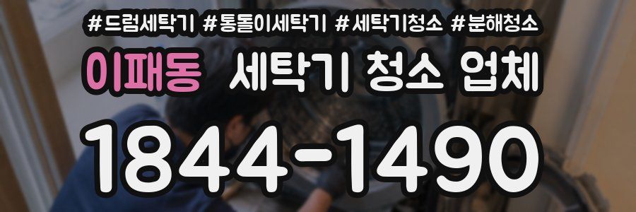 이패동 세탁기 청소 업체
