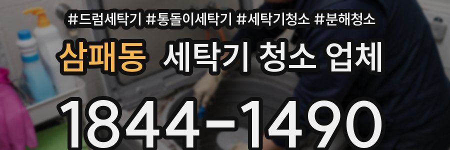 삼패동 세탁기 청소 업체