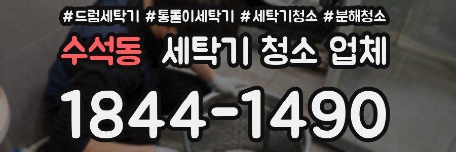 수석동 세탁기 청소 업체