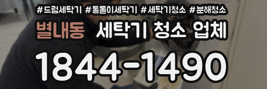 별내동 세탁기 청소 업체