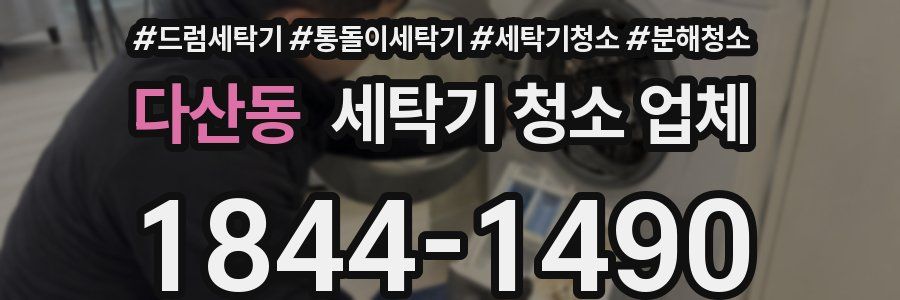 다산동 세탁기 청소 업체