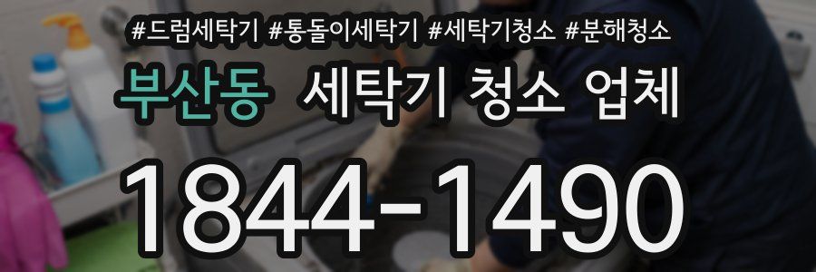 부산동 세탁기 청소 업체