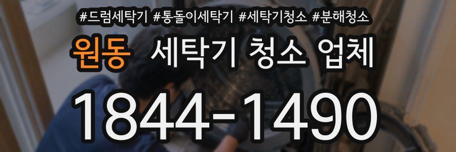 원동 세탁기 청소 업체