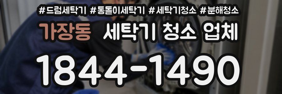 가장동 세탁기 청소 업체