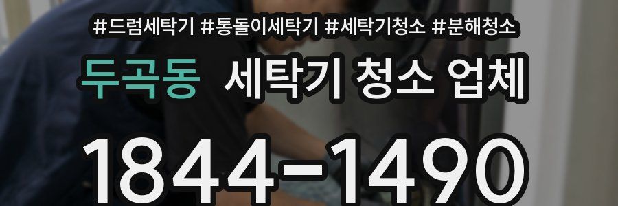 두곡동 세탁기 청소 업체