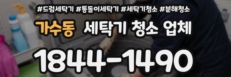 가수동 세탁기 청소 업체