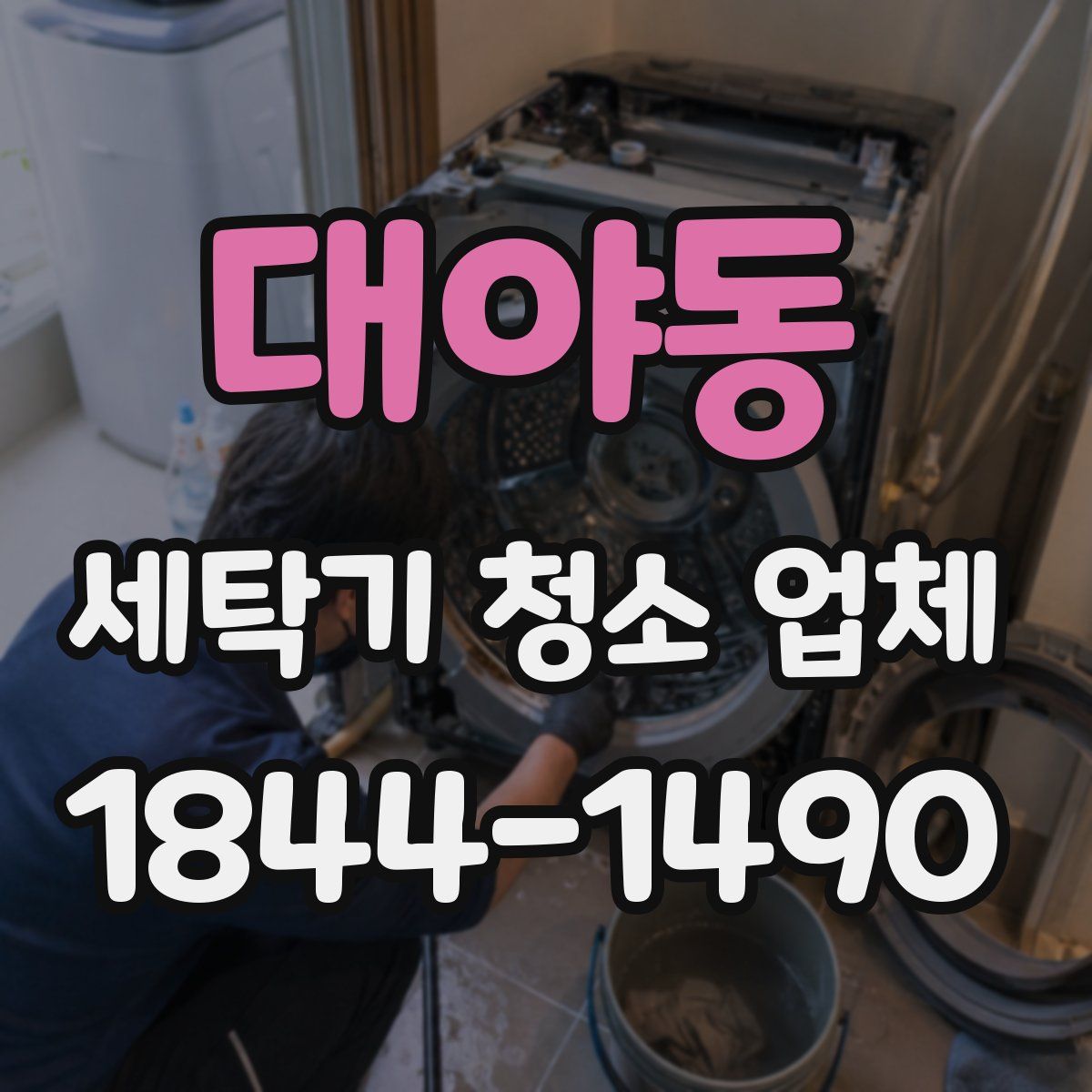 대야동 세탁기 청소 업체