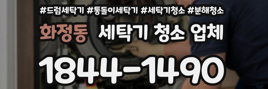 화정동 세탁기 청소 업체