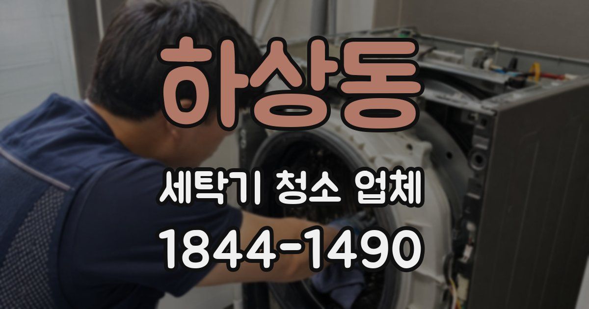하상동 세탁기 청소 업체