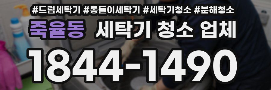 죽율동 세탁기 청소 업체