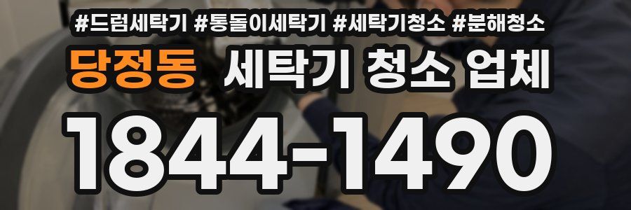 당정동 세탁기 청소 업체