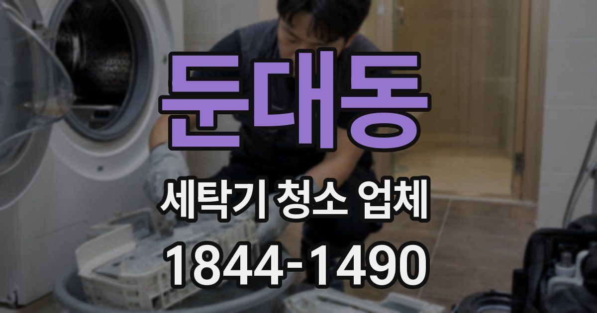 둔대동 세탁기 청소 업체