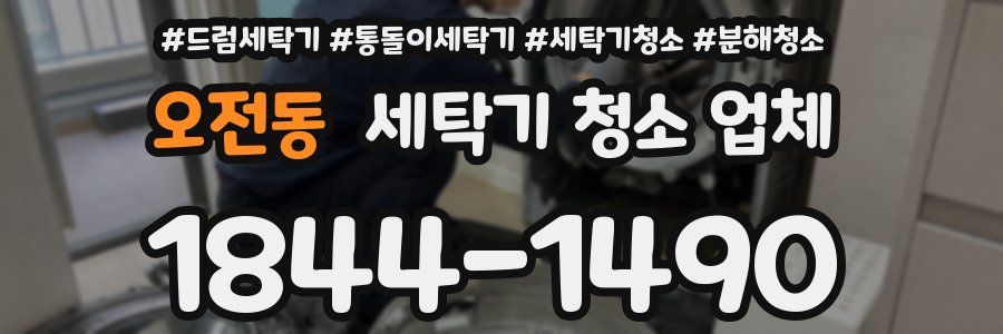 오전동 세탁기 청소 업체