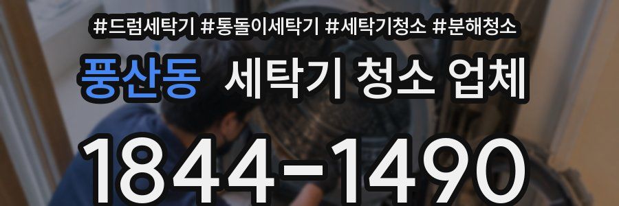 풍산동 세탁기 청소 업체