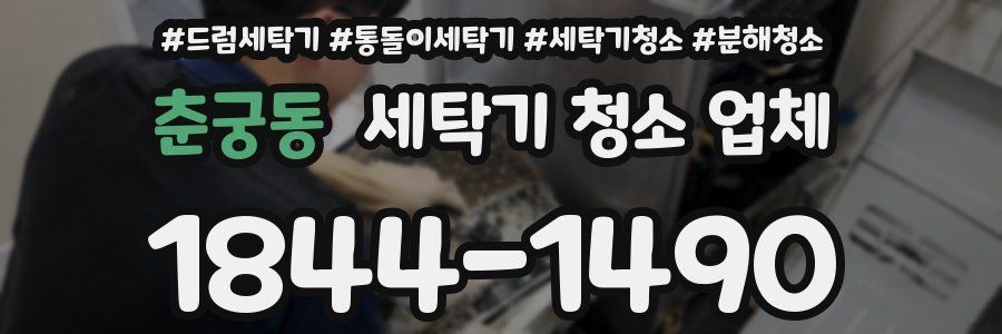 춘궁동 세탁기 청소 업체