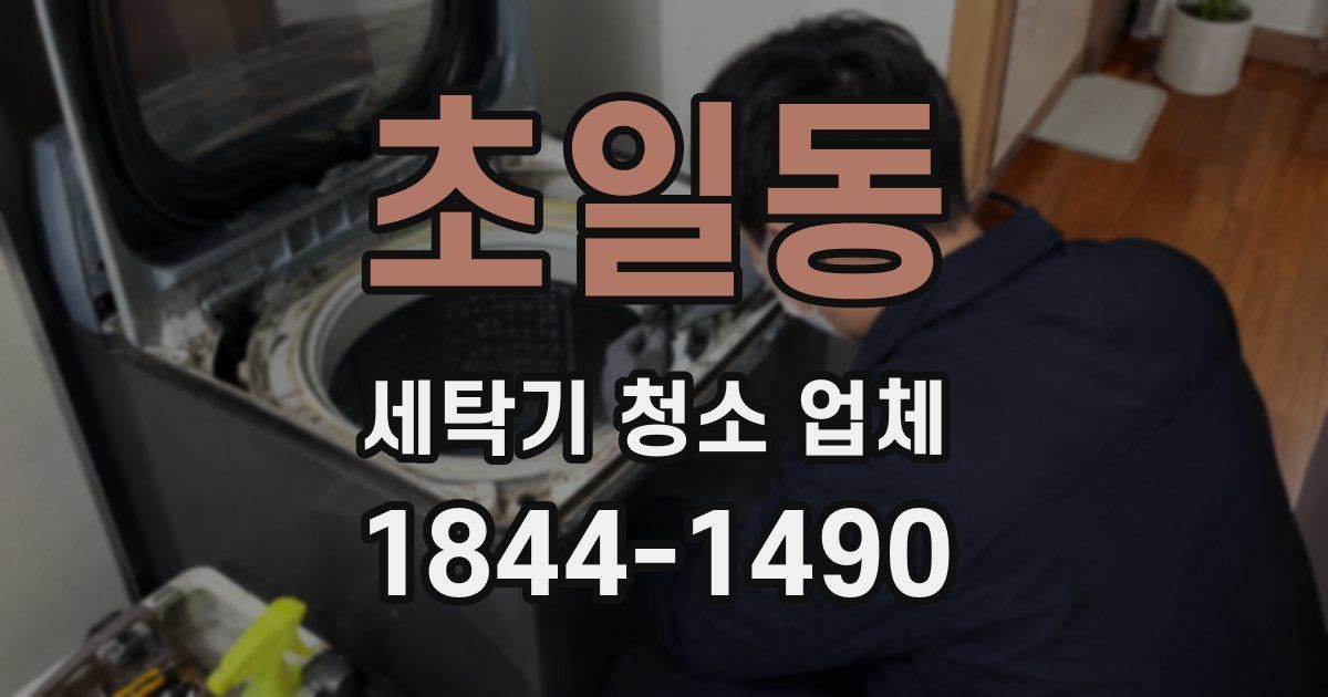 초일동 세탁기 청소 업체