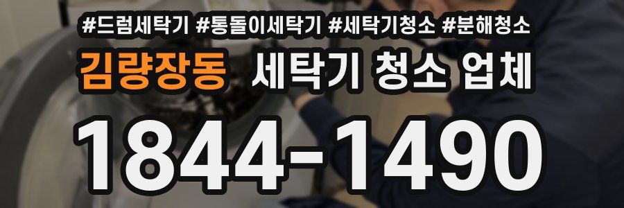 김량장동 세탁기 청소 업체