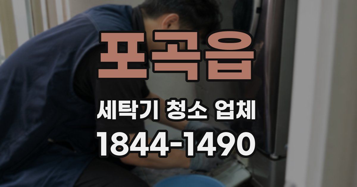 포곡읍 세탁기 청소 업체