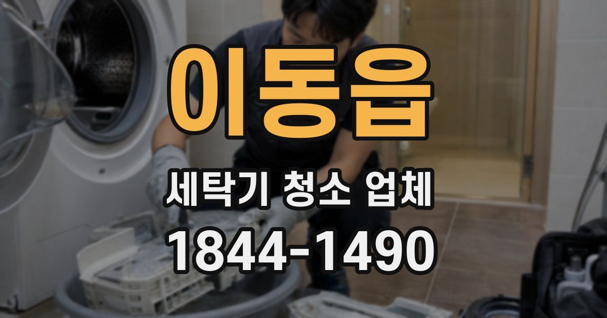 이동읍 세탁기 청소 업체