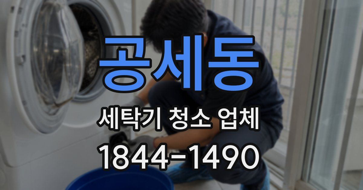 공세동 세탁기 청소 업체