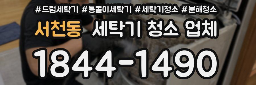 서천동 세탁기 청소 업체