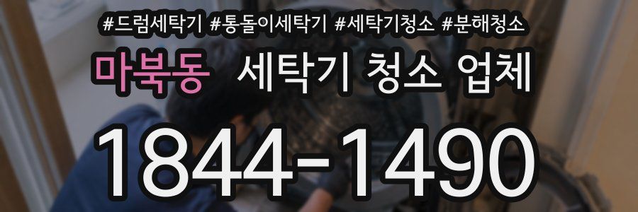 마북동 세탁기 청소 업체