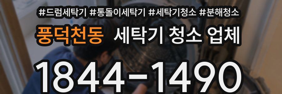 풍덕천동 세탁기 청소 업체