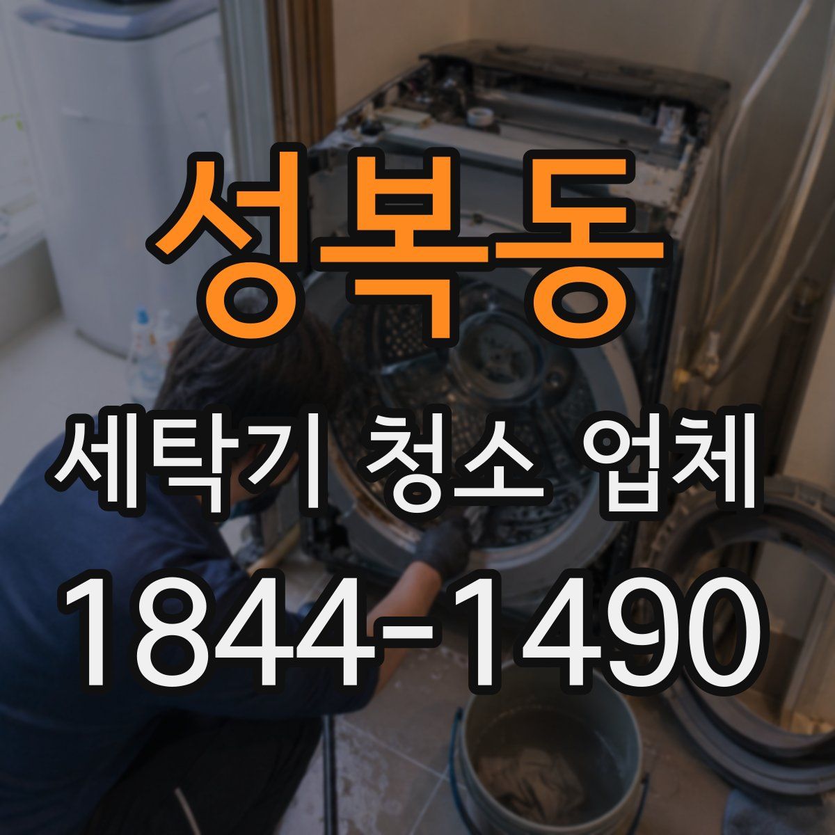 성복동 세탁기 청소 업체