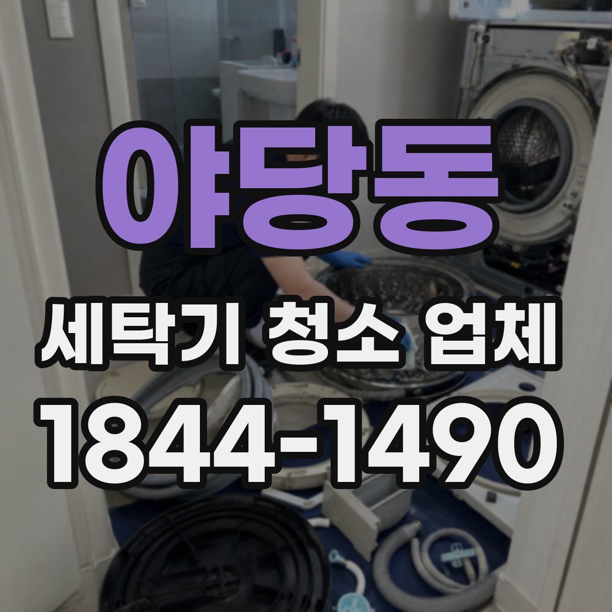 야당동 세탁기 청소 업체