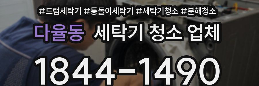 다율동 세탁기 청소 업체