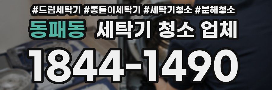 동패동 세탁기 청소 업체