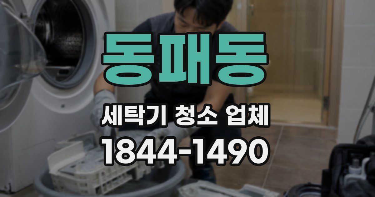 동패동 세탁기 청소 업체