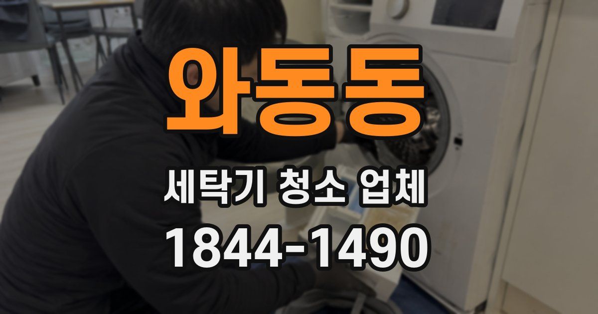 와동동 세탁기 청소 업체