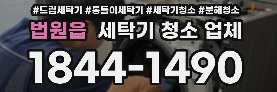 법원읍 세탁기 청소 업체