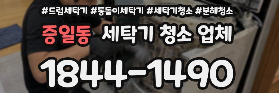 증일동 세탁기 청소 업체