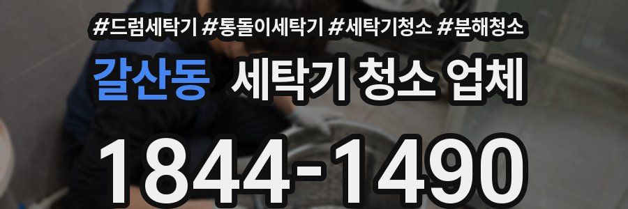 갈산동 세탁기 청소 업체