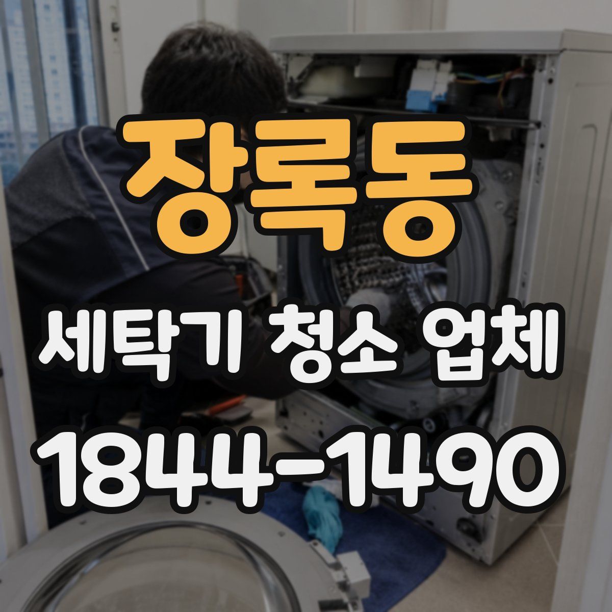 장록동 세탁기 청소 업체