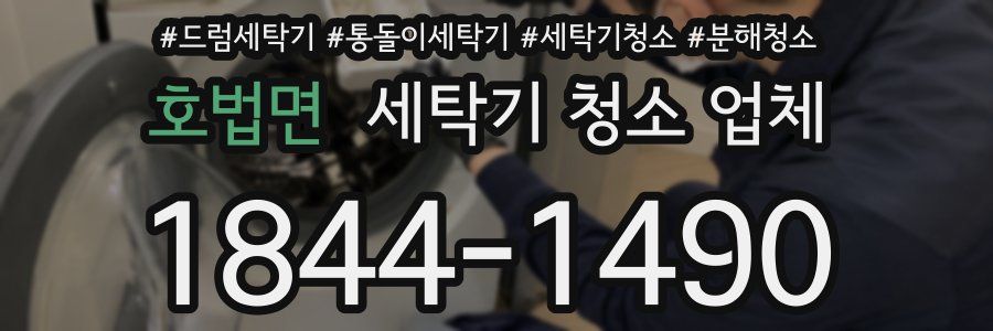 호법면 세탁기 청소 업체