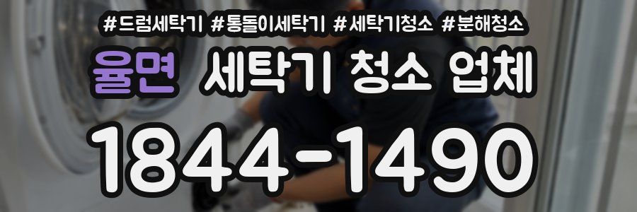 율면 세탁기 청소 업체