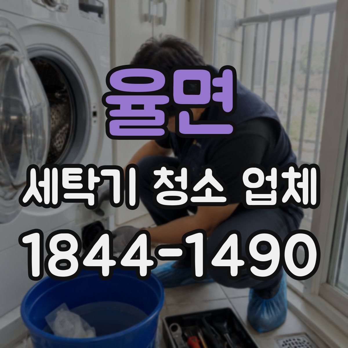 율면 세탁기 청소 업체